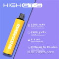 Topeng GTS 2500 Puffs 5% sekali pakai vape